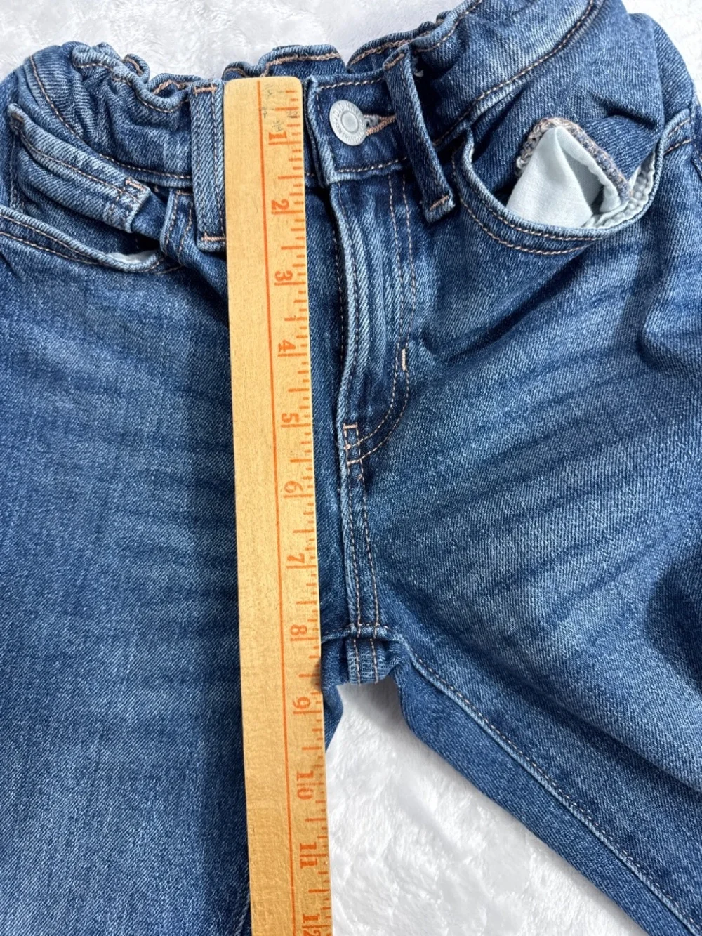 Old Navy Jeans High Rise Flare Blue Denim Girls Size 10